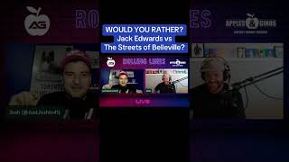 WOULD YOU RATHER Jack Edwards vs the Streets of Belleville fantasyhockey wouldyourather [upl. by Affra]