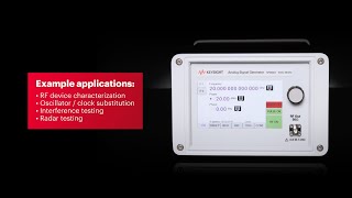 AP5001A and AP5002A RF and Microwave Analog Signal Generator [upl. by Ssitnerp60]