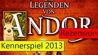 Die Legenden von Andor  Kennerspiel des Jahres 2013  Anleitung amp Rezension  SpieLama [upl. by Eigna135]