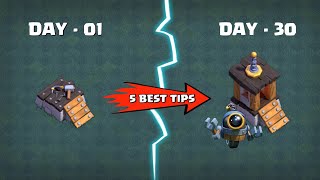 How to GET 6th BUILDER Fast in CLASH OF CLANS  Coc [upl. by Kcirrej678]