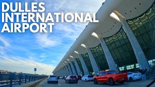 Driving to Dulles International Airport Arrivals Departures Waiting Lot  Nov 2023 No Sound [upl. by Odlanyar903]