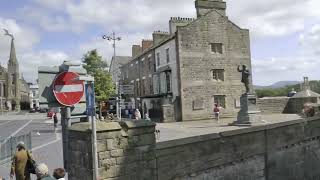 tour bus ride through Caernarfon Wales UK 52223 [upl. by Adnohsor]