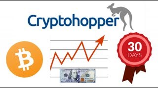 30 day results with CryptoHopper Trading bot I made 200 starting with 500 [upl. by Manly]