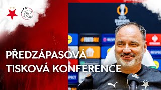 UEL  Tisková konference před Ajaxem [upl. by Margherita]