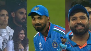 Rohit Ritika Athiya reaction on KL Rahul Mysterious look After Successful DRS like Dhoni [upl. by Naesyar299]