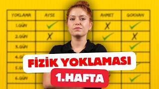 2025 Tyt Fizik Kampı İlk Hafta Değerlendirme  Yoklama Listemiz [upl. by Anigar35]