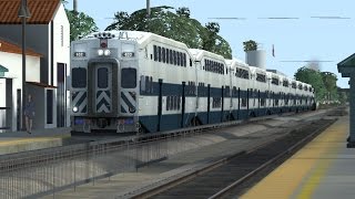 Train Simulator 2015 HD Long Metrolink 10 Car Trains On The Orange County Line GO Transit Style [upl. by Hguh]