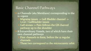 Meridians Channels Introduction with examples [upl. by Immas]