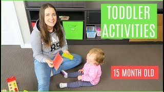 WHAT ACTIVITIES MY TODDLER DOES IN A DAY  15 MONTH OLD [upl. by Azilem]