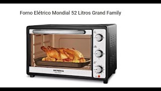 Forno Eletrico Mondial Grand Familly II 52L  Frango Assado [upl. by Kidder]