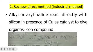 Organosilicon compoundsCHEM401Inorganic polymersBSc IV [upl. by Kcir]