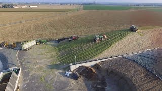 Big silage in France Dameuse  Rendezvous au silo de lun des plus gros ensilage de France [upl. by Eldoria]