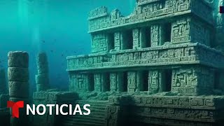 Una misteriosa ciudad maya se conserva bajo las aguas de un lago en Guatemala  Noticias Telemundo [upl. by Aikemet693]