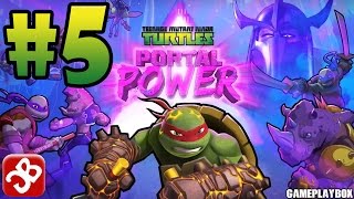 TMNT  Portal Power  FROST WORLD  iOSAndroid  Gameplay Video  Part 5 [upl. by Banerjee]