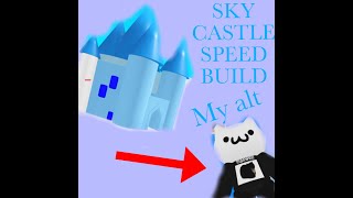 Adopt me sky castle speed build [upl. by Iphigenia311]