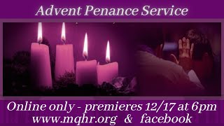 Advent Penance Service 2020 [upl. by Onitnatsnoc]