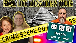 The DELPHI MURDERS Real Life Locations Tour  TRUE CRIME [upl. by Irovi]