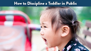 How to Discipline a Toddler in Public  CloudMom [upl. by Standush]