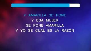 Amarilla se Pone  Orquesta Zaperoko  Karaoke HD [upl. by Thackeray]