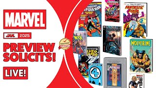 Marvel Comics Previews January 2025  Omnibus  Epic Collections  Trades  Collected Editions [upl. by Goulder]