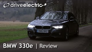 BMW 330e PHEV Car Review  DriveElectric [upl. by Marylynne]