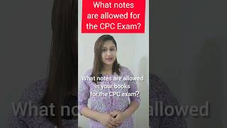 What can you write in your CODING books for the CPC Exam shorts [upl. by Burtis]