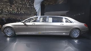 First Look 1M Armored MercedesMaybach Pullman [upl. by Fredia]