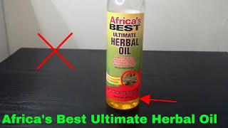 ✅ How To Use Africas Best Ultimate Herbal Oil Review [upl. by Onibas]