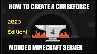 2024 Curseforge Modded Minecraft Server Tutorial  Both Manual amp Automatic Setup Included [upl. by Fillbert]