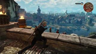 Novigrad City Redania tour walkaround  The Witcher 3 Wild Hunt [upl. by Timotheus]