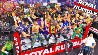 Royal Rumble WWE Action Figure Match Hardcore Championship [upl. by Euhc]