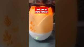 HOW TURN ON AROMA DIFFUSER [upl. by Ellevehs]