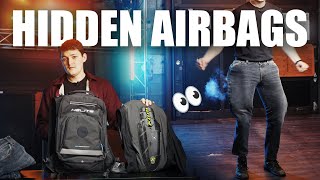 Hidden Motorcycle Airbags in Backpacks and Jeans  Review [upl. by Olyhs]