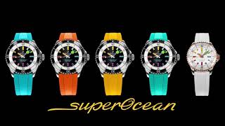 Breitling  Superocean Rainbow Dial Edition Campaign [upl. by Falo]