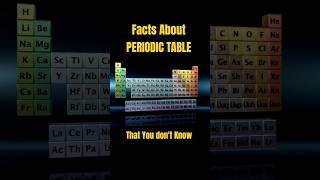 facts about periodic table science shorts education physics chemistrynotes [upl. by Rosenwald758]