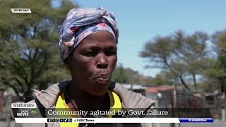 Northern Cape  Community agitated by Governments failure to build a clinic [upl. by Audris]