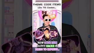 NEW CODE Item OUTFIT HACKS In DRESS TO IMPRESS… 😱👀😍 roblox robloxshorts robloxgames [upl. by Notsecnirp]