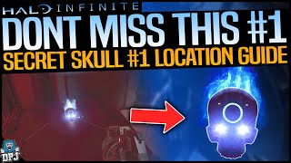 Halo Infinite GET THIS WHILE YOU CAN  1st Secret Skull Location Guide  Warship Gbraakon Mission [upl. by Qooraf]