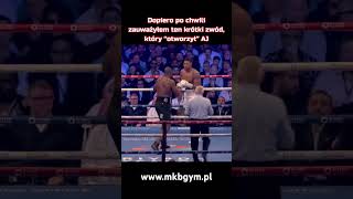 Dubois  Joshua  pierwszy knockdown [upl. by Aicemak]