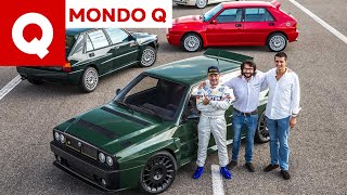 Lancia Delta Futurista in pista con Miki Biasion e una marea di Deltoni [upl. by Aicilif672]