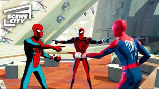 Miles Escapes the Spiders  SpiderMan Across The SpiderVerse Shameik Moore Jake Johnson [upl. by Elena]