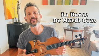 La Danse De Mardi Gras  Fiddle Lesson [upl. by Atiugal]