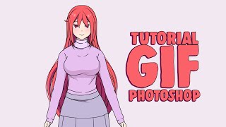 CONVERTIR ANIMACIÓN EN UN GIF  PHOTOSHOP CC [upl. by Atiuqrehs]