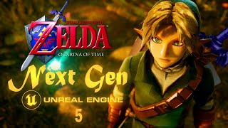 ⭐4K Zelda Ocarina of Time Next Gen Lake Hylia  Unreal Engine 5 [upl. by Branch]