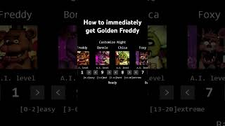 How to get Golden Freddy in Fnaf world  return to animatronica [upl. by Hafital]