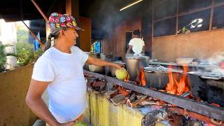 TRADITIONAL Jamaican WOOD FIRE Breakfast in Jamaica 100 Foods to Eat Before You Die 59 [upl. by Erodeht]