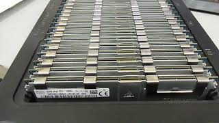 Lot of 16 sk hynix 32GB 4Rx4 PC3  14900L server memory [upl. by Boyes787]