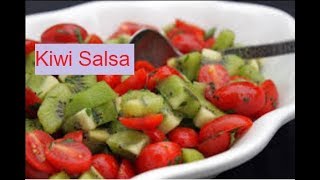 Healthy Kiwi Salsa Recipe [upl. by Nnayt]