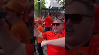 ORANJE Fanwalk Madness in Dortmund  Netherlands vs England PreParty [upl. by Cullie]