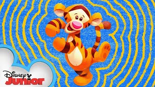 Get Your Bounces Out From quotDisney Junior Music Playdate with Winnie the PoohquotVisualizer [upl. by Edylc712]